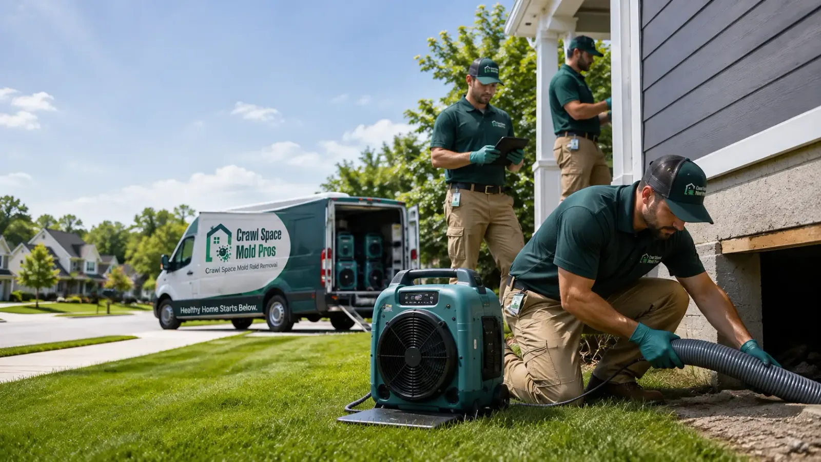 Crawl Space Mold Removal in Runnells, IA